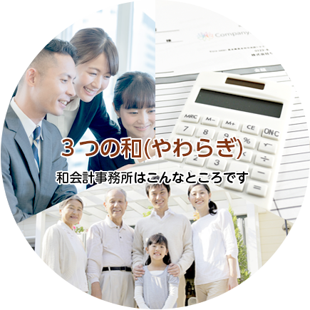 3つの和（やわらぎ） 和会計事務所はこんなところです